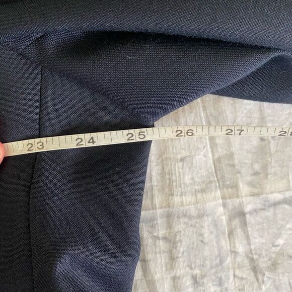 Dockers men 48R wool blend 2 button suit jacket/blazer navy blue - Picture 13 of 14